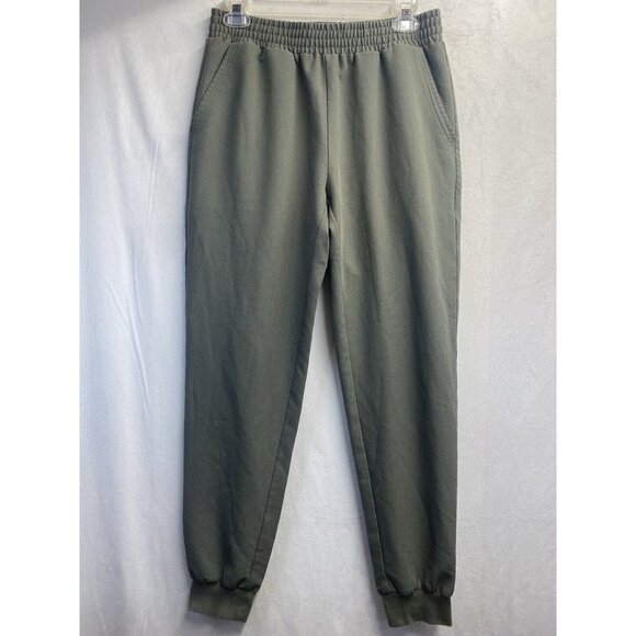Splendid Pants - SPLENDID High-Rise Elastic Waist Joggers Pants Women Small Green Side Pockets